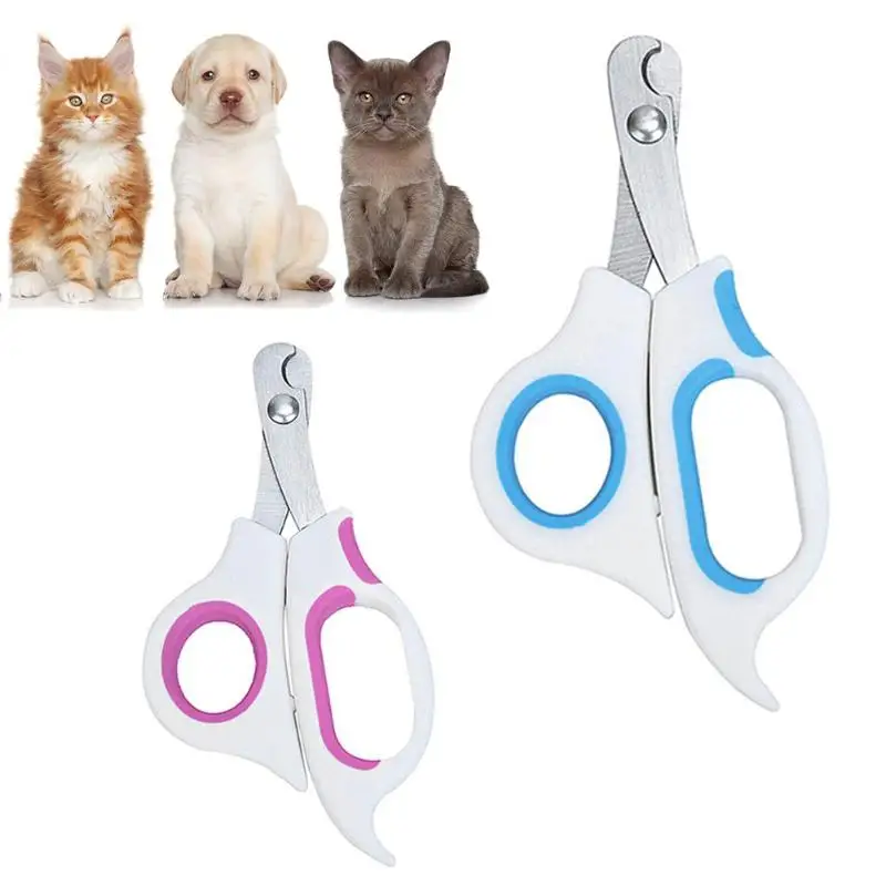 Cat Stainless Steel Nail Clipper Cat Pet Nail Cutter with Tails Cats Dogs Nails Clippers Trimmer