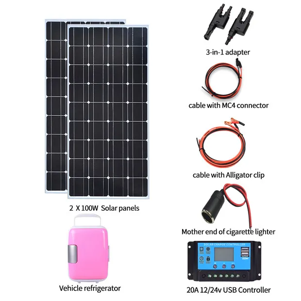 

Solar Panel 4L Car Home Mini Refrigerator Camping Dual-use Cooler Warmer Fridge Dormitory Cans Beer Freezer