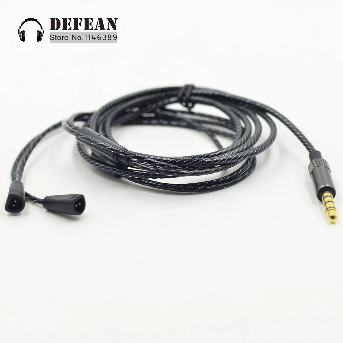 

Replacement audio upgrade Cable with mic remote For Sennheiser IE8 IE80 ie 8 80 EARPHONE