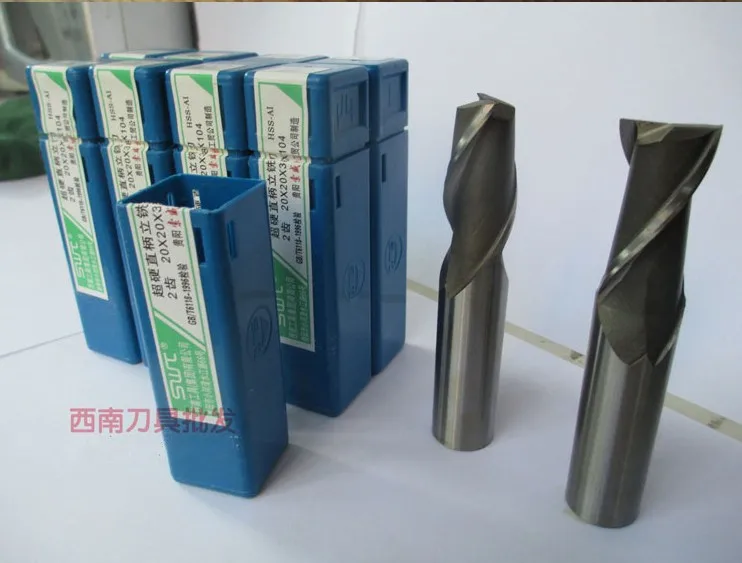 

40pcs/lot HSS end mill cutter drill bit 2Flute 3 4 5 6 CNC Milling Machinery tools Cutting tools