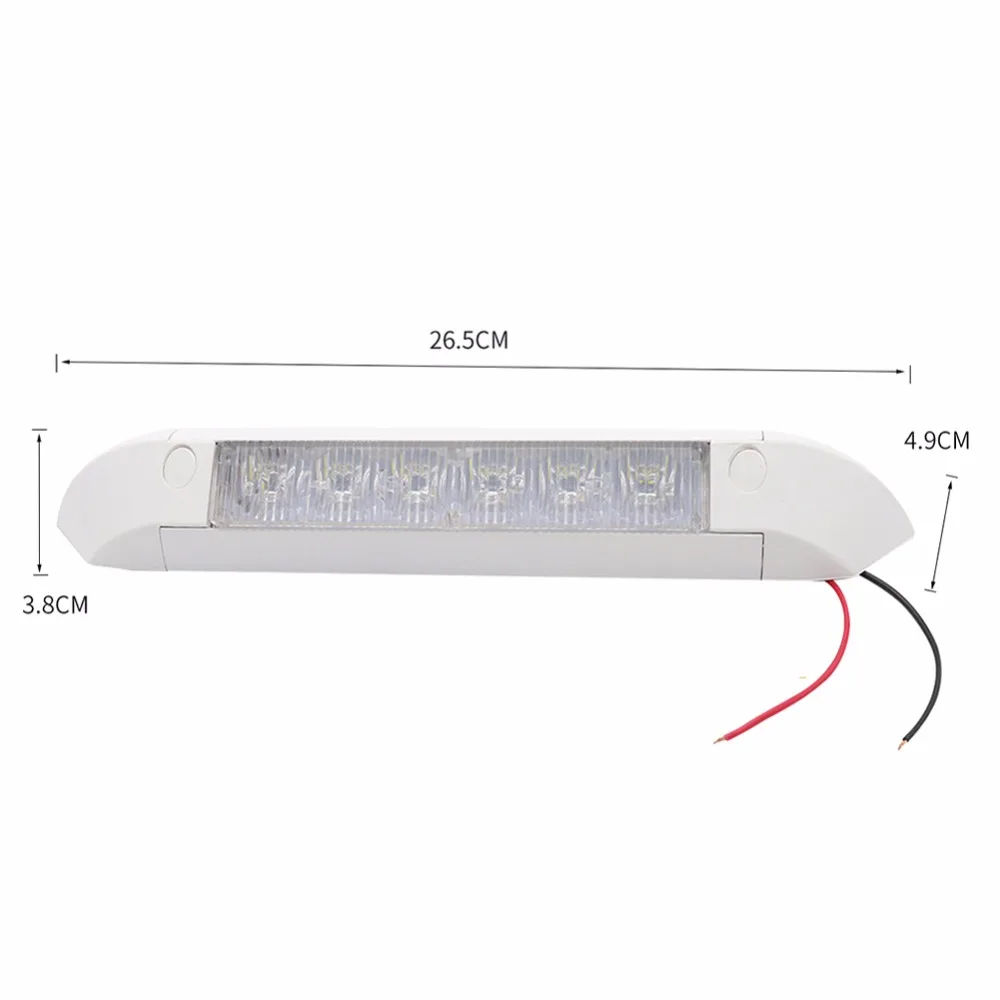 12 V светодиодный свет бар для Ван Camper тент для прицепа приложения огни IP67 Водонепроницаемый Road Караван интерьерные настенные светильники