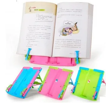 

2017 Fashion Portable Folder Tablet Bookends Tablature Bookend Book Stand Reading Book Holder Bookshelf Free Shipping