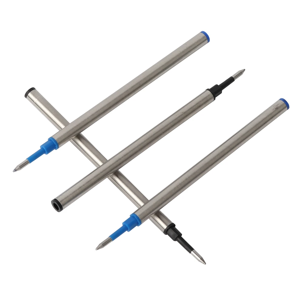 

5PCS Metal Material Refill 0.5mm Tip INTERNATIONAL STANDARD Length 11.1cm Diameter 6mm With Pen Protection Student Stationery