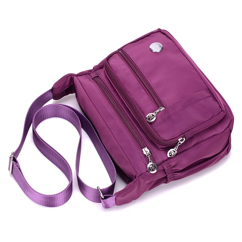 Новая мода, женская нейлоновая сумка, брендовая, розовая, оригинальная сумка, Sac A основной Femme De Marque, сумки через плечо, водонепроницаемая сумка