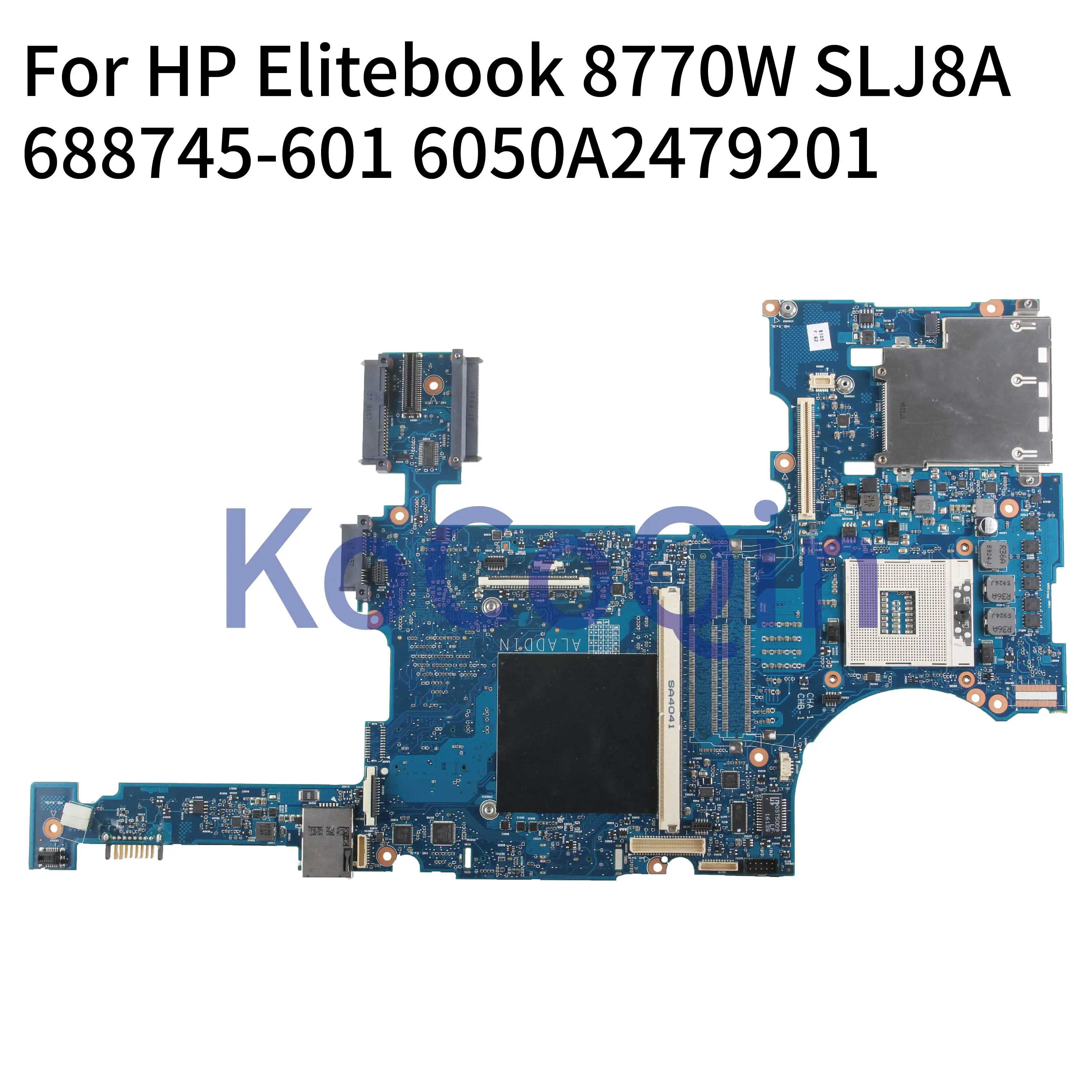 KoCoQin материнская плата для ноутбука hp Elitebook 8770W материнская плата 688745-001 688745-601 6050A2479201 QM77