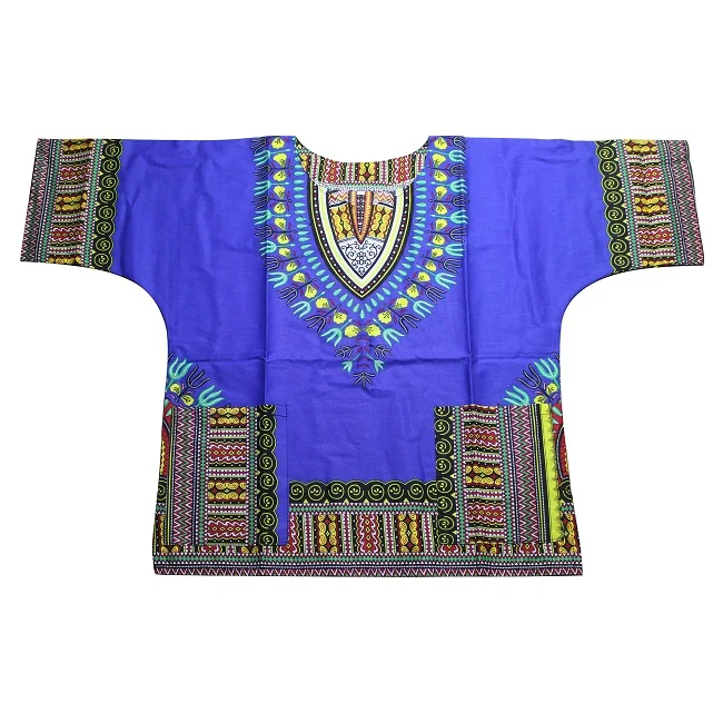 Wholesale Kids 2019 Child New Fashion Design Traditional African Clothing Print Dashiki T-shirt For Boys and Girls african attire Africa Clothing