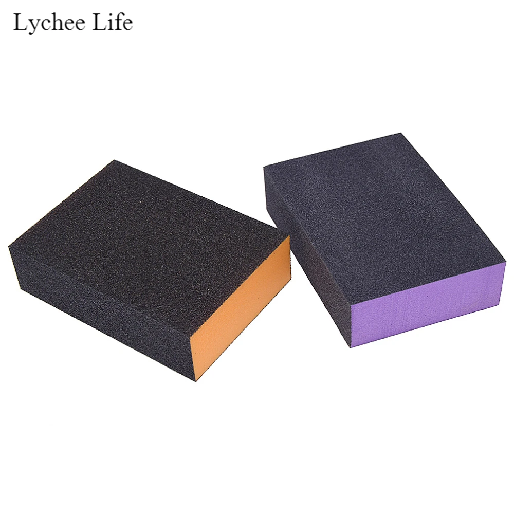 

Lychee Life 80 240 mesh Sponge Polishing Sand Paper Sand Block Elastic Grinding for Clay Pottery Polish Tool