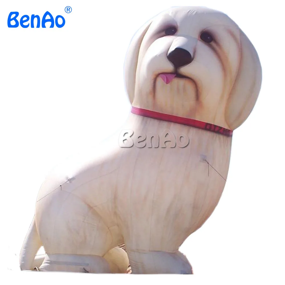 AC235 BENAO 4m Inflatable dog food package/Cute giant yellow inflatable