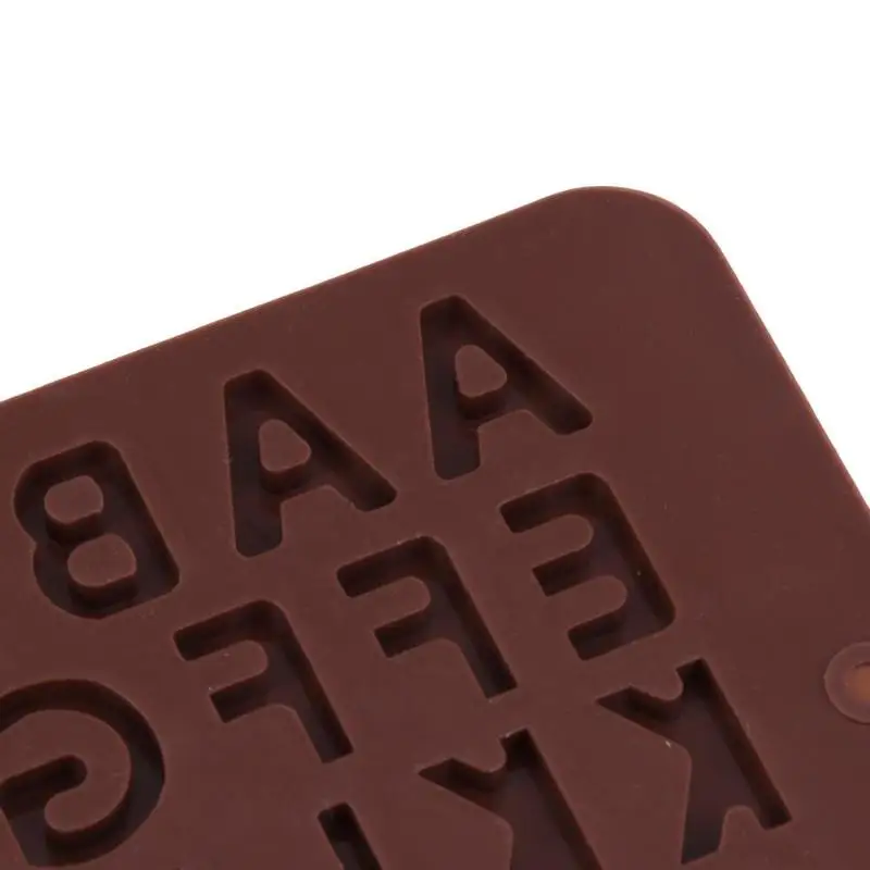26 Алфавит сердце силиконовая форма для шоколада Сделай Сам помадка торт Декор желе плесень кухня выпечки инструмент