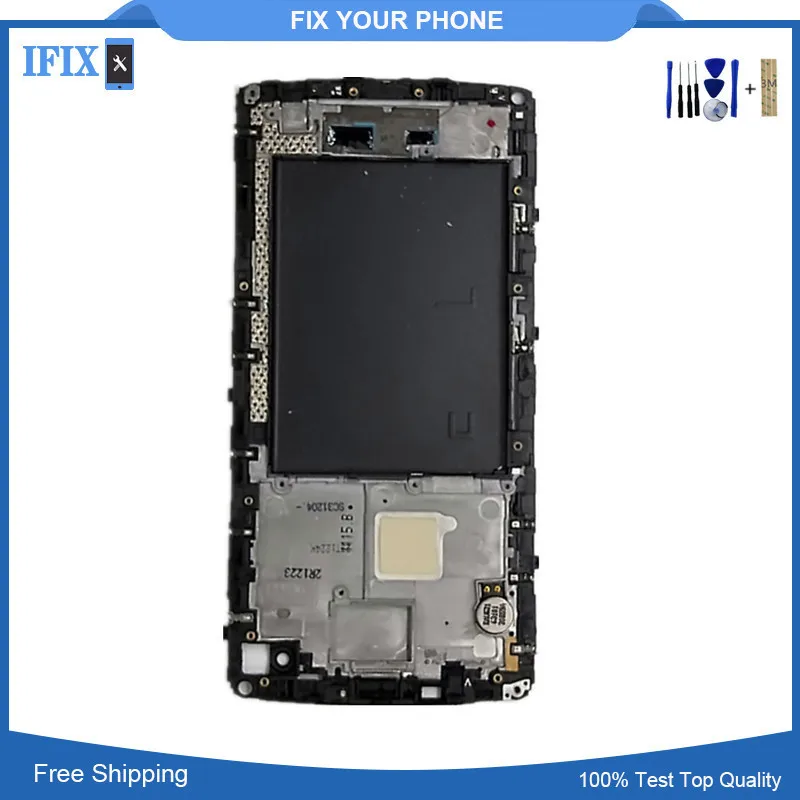 

For LG V10 Housing Middle Frame Cover Case Front Bezel Housing Replacement Parts Black Color +