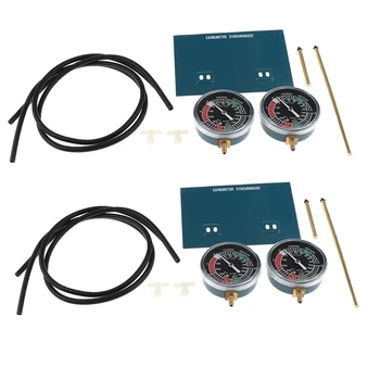 

2 Set Motorcycle Carb Vacuum Gauge 4 Carburetor Synchronizer Sync Tool Kits Synchronization Balancer Gauge Kit Universal