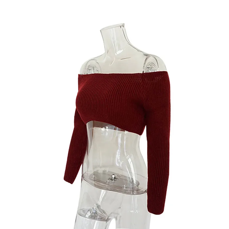 Women-Sexy-Off-Shoulder-High-Waist-Short-Crop-Sweaters-Long-sleeve-Pullovers-Classic-Loose-Knitting-Thick-Line-Short-Sweater-TP0022 (5)