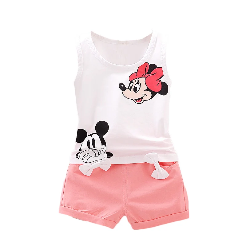 NEW BOY MICKEY MOUSE 2 PIECE SLEEVELESS SHORTS OUTFIT SIZE 3T DISNEY