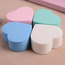 Леденцовый Цвет Мягкая Волшебная Очищающая подушка для лица слоеная женская косметика спонж для очищения кожи для мытья лица Губка для макияжа 4 шт./пакет
