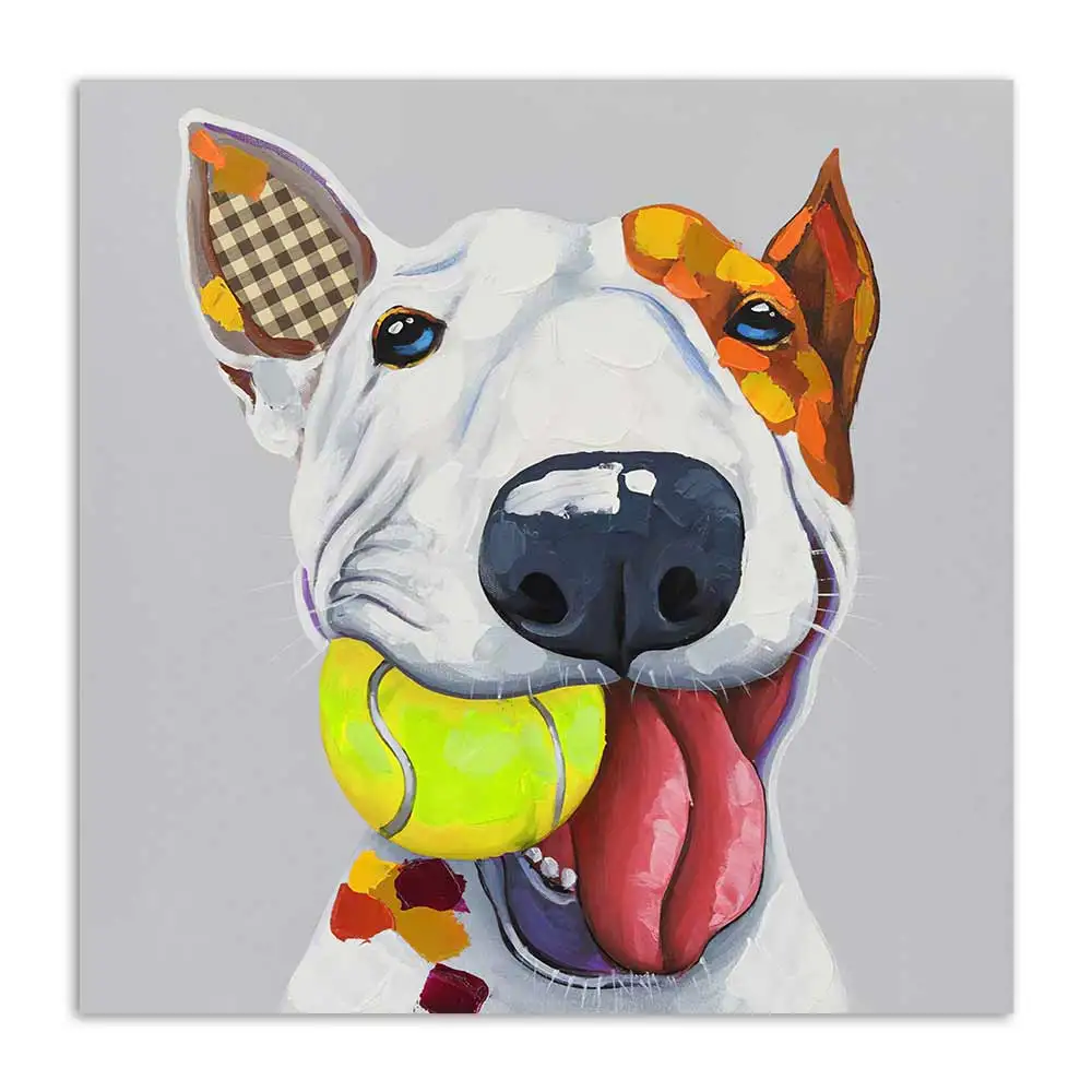 Настенная живопись абстрактная собака холст 1 шт. печать плакат картинки домашняя Спальня Декор для гостиной