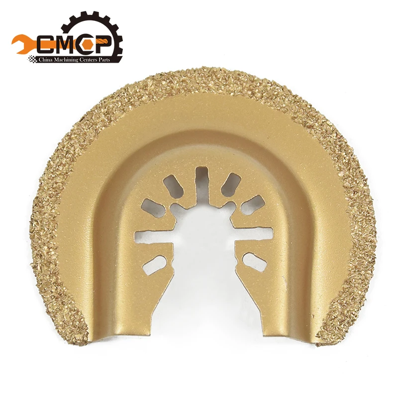 

64mm 1PC half circle diamond quick release oscillating saw blade fit all multi tools Renovator House DIY Tools