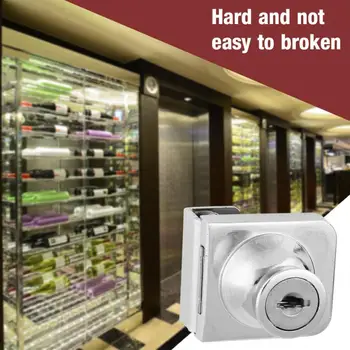 

cerradura inteligente 5 Pcs Zinc Alloy Glass Showcase Lock with Double Surface Treatment Single Open electronic lock safe