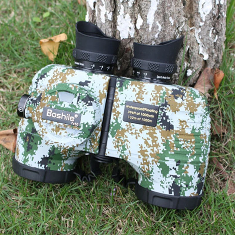

7X50 Ranging Marine Military Binoculars Telescope Waterproof Rangefinder Belt Coordinate Low Light Level Night Vision