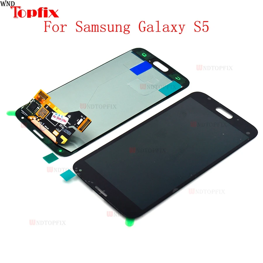 Super AMOLED LCD LCD Display Touch Screen Digitizer For Samsung Galaxy S5 G900F G900I G900M G900A LCD Assembly Replacement Parts (10)