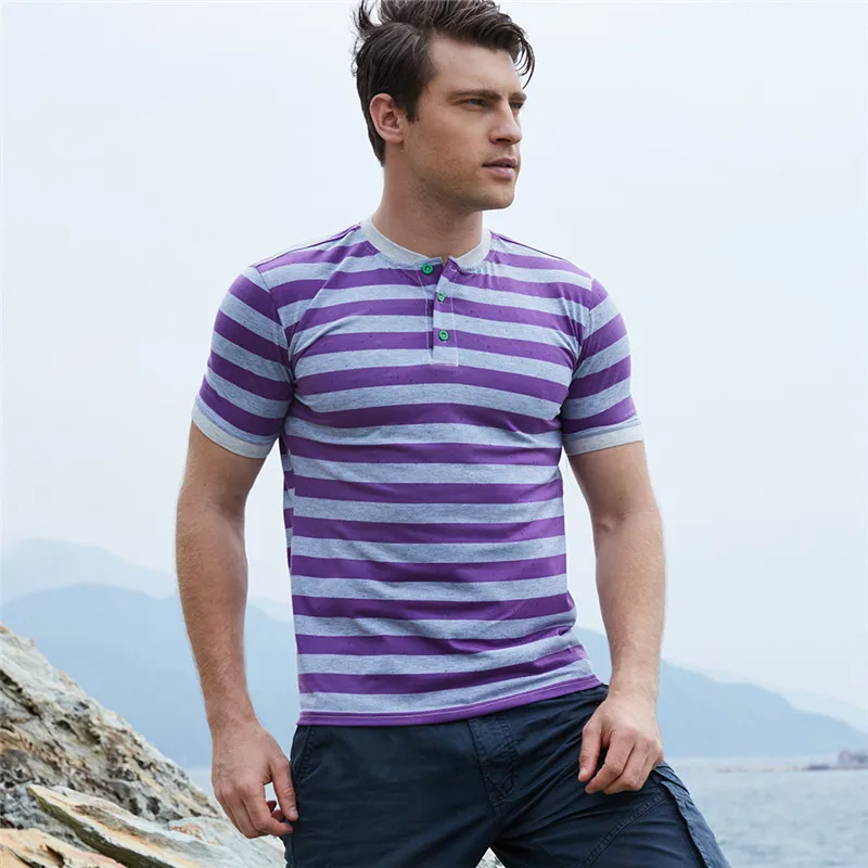 FREDD MARSHALL Fashion Brand Men's Polo Shirts 2018 New Arrival Summer Male Cotton Casual Short Sleeve Striped Polo Shirt Homme Tops  (16)