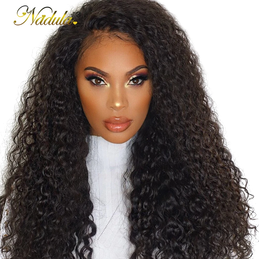 

Nadula Curly Hair Wigs For Black Women 13*4 Lace Front Human Hair Wigs Brazilian Virgin Hair Lace Front Wigs Pre Plucked