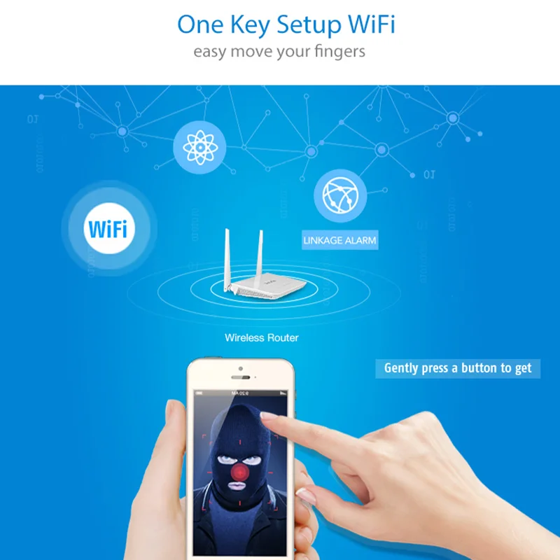

Smart Home IP Camera 720P WIFI Wireless 64G SD Card for Alexa Echo Show Google Home JFlyer