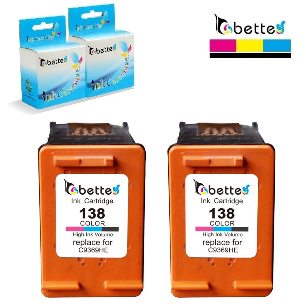 2pk кассеты для струйных принтеров hp 138 Photosmart C4240 C4250 c4270 C4272 c4382 c4383 c4384 c4385 c4388 c4390 все