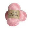 Silk Cotton Yarn for Hand Knitting Thick Yarn knit Sewing Wool Crochet Scarf Sweater Needlework Eco-friendly Thread 5pcs ► Photo 3/6