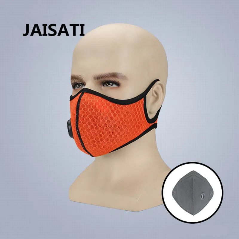 JAISATI Пылезащитная маска для бега на открытом воздухе с активированным углем
