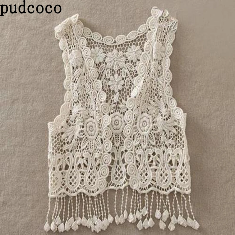 

2017 new Summer Tallsels Vest Toddler Kid Baby Girl clothes Crochet Lace Hollow sleeveless T-shirt Tops Vest Dot Waistcoat