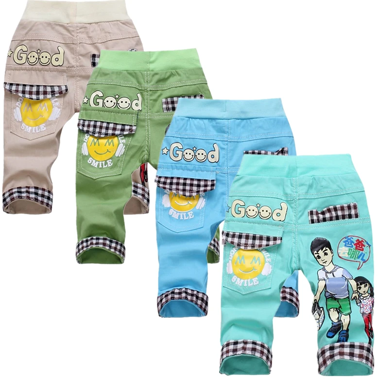 Free shipping 2015 children pants summer 2 3 4 5 6year kids baby