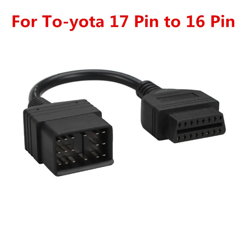 OBD OBD2 диагностический разъем 22 Pin to 16 Pin для T-a* yota 22PIN OBDII Кабельный адаптер передачи для Ta*-yota 22Pin to OBD2 16Pin - Цвет: 17to 16 Pin T-o-yota