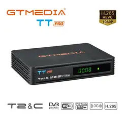 Freesat DVB T2 DVB c цифровой tv box рецепторов тюнер комбо + usb спутниковый приемник WiFi Клайн декодер Youtube Biss PowerVu Iptv