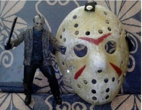 1 шт./лот, Черная пятница, № 13, Jason Voorhees Freddy, хоккейная, праздничная, Маскарадная маска на Хэллоуин(размер для взрослых), 100 грамм