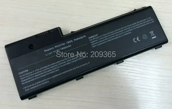 Аккумулятор для ноутбука HSW TOSHIBA PABAS100 PA3536 PA3536U Satellite 1BRS Toshiba Equium P200 P300|Аккумуляторы
