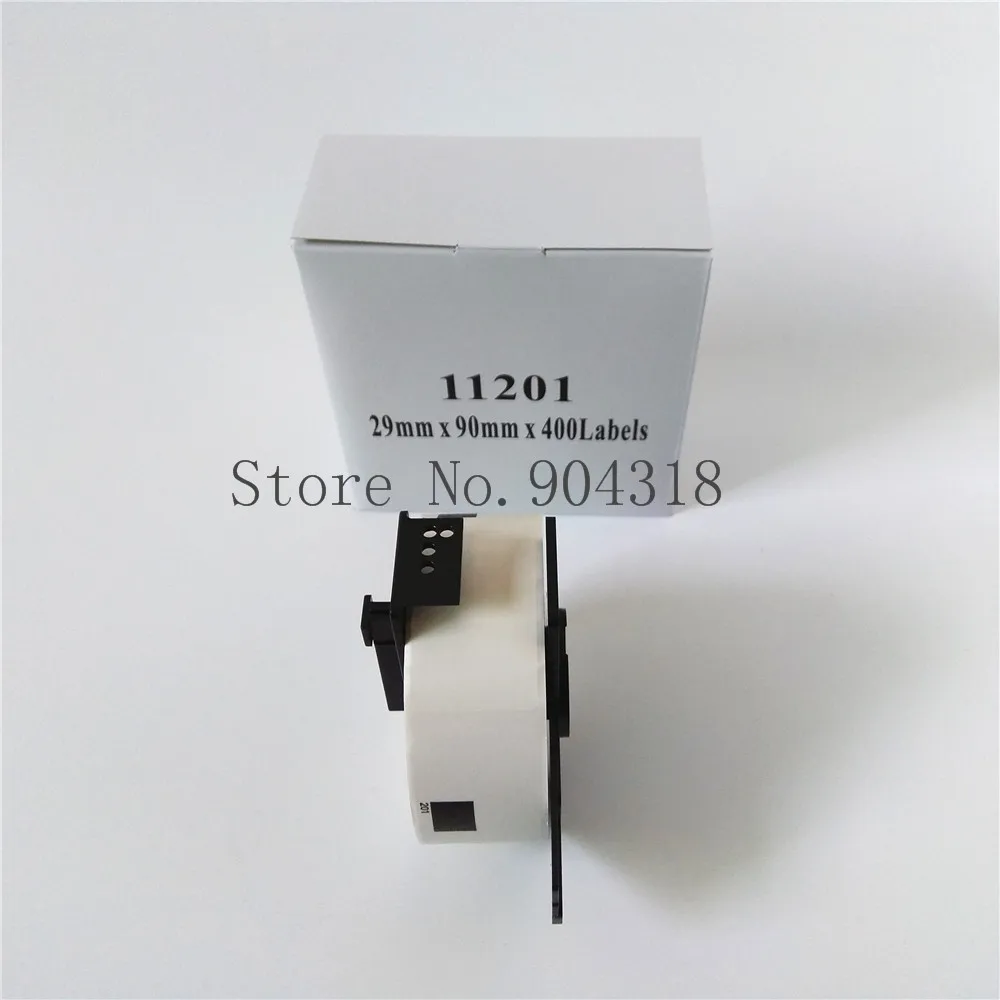 브라더 DK 11201 DK-1201 호환 라벨 29mmx90mm 4롤 (QL 700 710W 720NW 800 810W 820NWB 1050 1060N 1100 1110NWB 용)