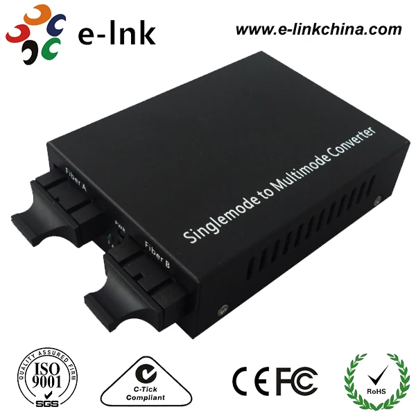 

1000M single mode-dual fiber to multimode-dual fiber converter