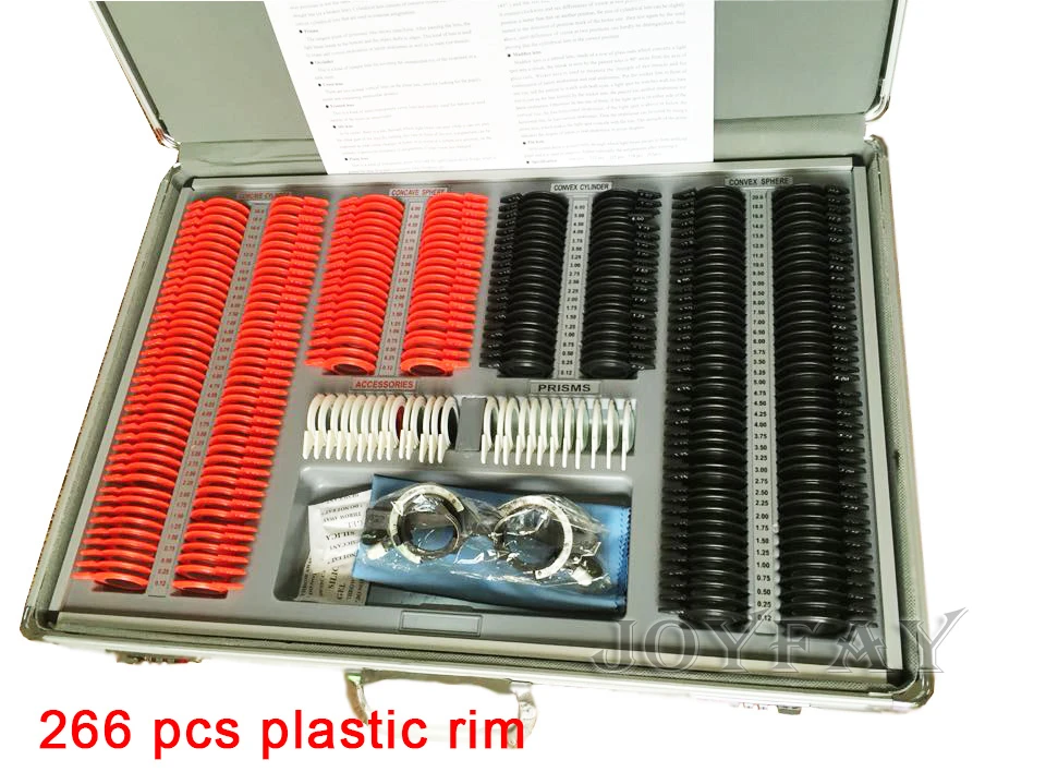 Eye Protection Accessories Personal Protective Equipment 266 pcs Optical Trial Lens Set