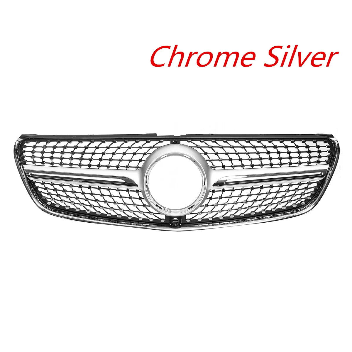  W447 Diamond Grill Mesh Car Front Bumper Grille Grill With Camera For Mercedes For Benz V Class W44