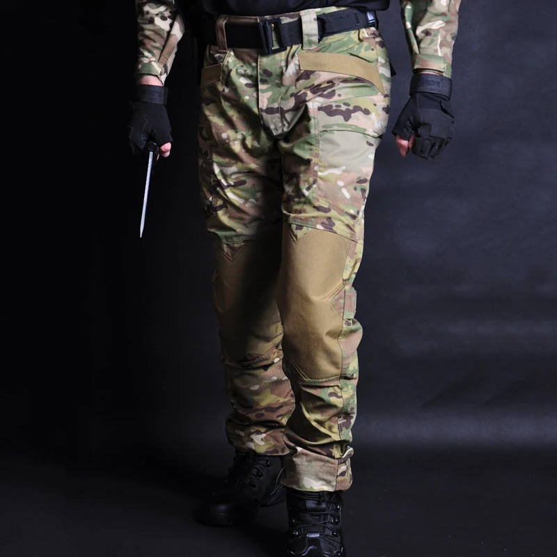 New Camouflage Military Tactical Pants Men Army SWAT Combat  Cargo Pant Jogger Casual Multi Pockets Wearproof Trousers For Men