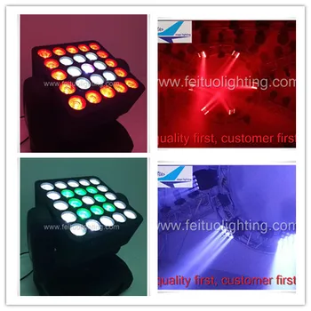 

(2lot/CASE)Show equipment matrix blinder led moving head 5*5 matrix 12w led moving head matrix light
