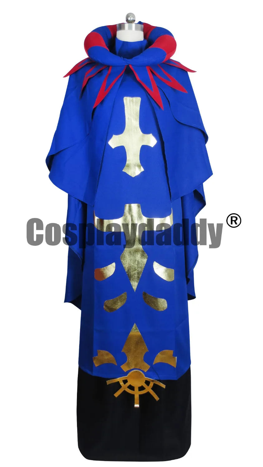 Fate/Zero Caster Blue Хэллоуин длинный комплект косплей костюм S002 | Тематическая одежда и