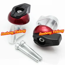 Para yamaha YZF R6 2006 2007 Frame Sliders Crash Pads Protector, motocicleta Piezas de Recambio de Accesorios, Color rojo