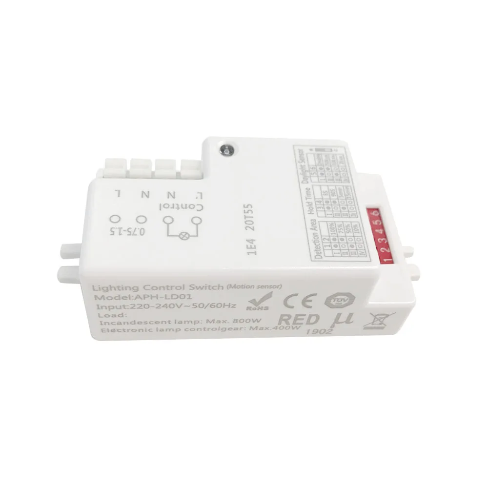 220V ~ 240V 800W led Mikrowelle Radar Sensor Schalter Körper Motion Detektor Licht Modul Home Control PIR infrarot Ray 220V ~ 240V 800W led Mikrowelle Radar Sensor Schalter Körper Motion Detektor Licht Modul Home Control PIR infrarot Ray