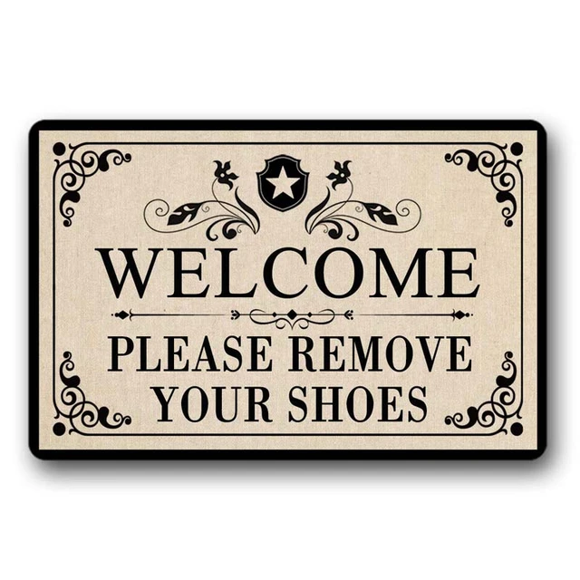 Funny Letter Mat Doormat Entrance Floor Mat Funny Doormat Please Remove  Your Shoes Outdoor Rubber Door Mats Drop Shipping - AliExpress