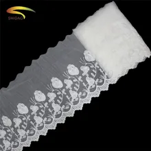 New arrival Chiffon net bottom embroidered lace accessories clothing skirt hem sleeve DIY decorative fabric New arrival Chiffon net bottom embroidered lace accessories clothing skirt hem sleeve DIY decorative fabric