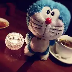 Кэндис Го! Супер милые прокатки плюшевые игрушки улыбающиеся Doraemon Мягкая кукла украшение девушки дети день рождения Рождественские gif