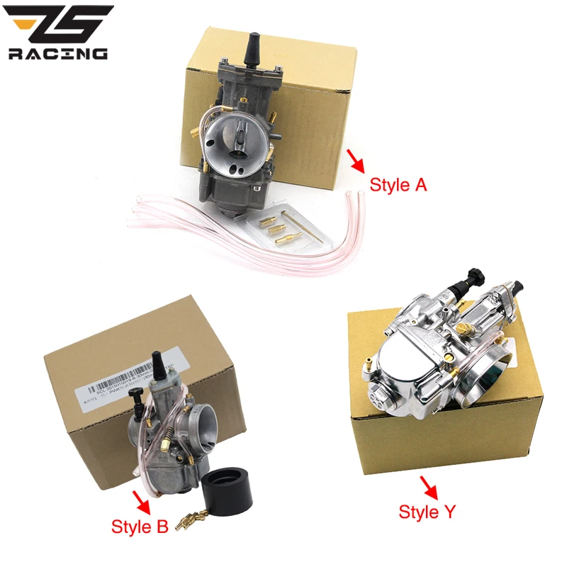 ZS Racing PWK 21 мм 24 26 28 30 32 34 гоночный карбюратор для скутера JOG DIO KR150 CR80 CR85R CR125 с струей