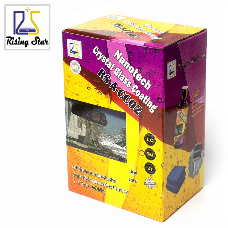 Rising Star RS A CC02 Nanotech Crystal Glass Coating 100ml Kit for DIY user 6H Nano