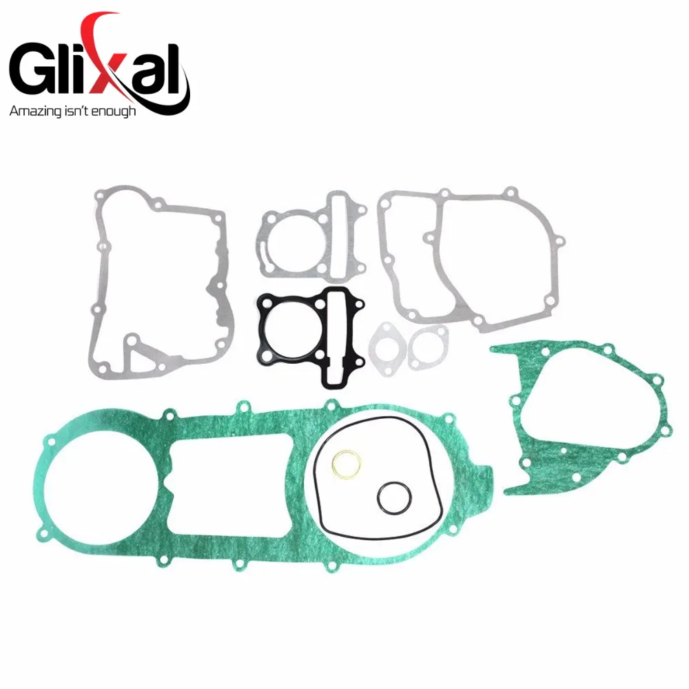Полный комплект бумажных прокладок Glixal GY6 125cc 52 4 мм для двигателя скутера 152QMI